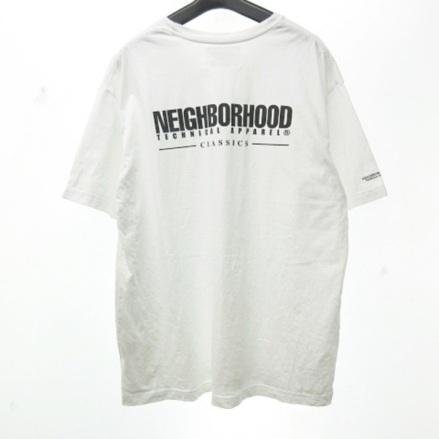 ネイバーフッド NEIGHBORHOOD プリント Tシャツ 白 ホワイト XL67cm袖丈