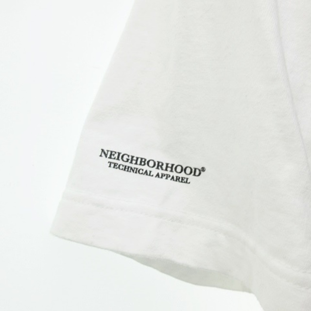 NEIGHBORHOOD(ネイバーフッド)のネイバーフッド NEIGHBORHOOD プリント Tシャツ 白 ホワイト XL メンズのトップス(Tシャツ/カットソー(半袖/袖なし))の商品写真