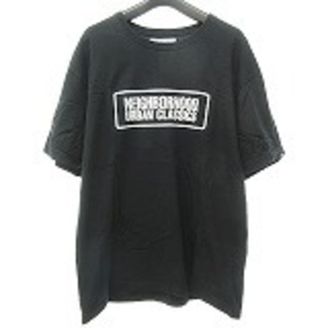 NEIGHBORHOOD(ネイバーフッド)のネイバーフッド NEIGHBORHOOD プリント Tシャツ ロゴ 黒 XL メンズのトップス(Tシャツ/カットソー(半袖/袖なし))の商品写真