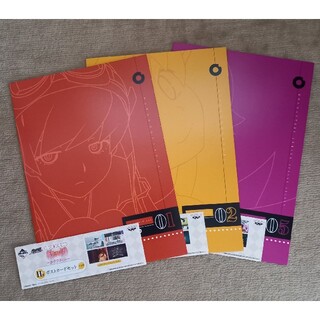 一番くじ　物語シリーズ　~おやつタイム~　H賞ポストカードセット3種類(キャラクターグッズ)