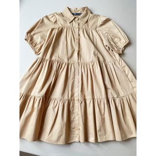 ザラ(ZARA)のZARA❤︎ティアードミニワンピースXS(ひざ丈ワンピース)