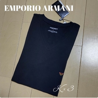 エンポリオアルマーニ(Emporio Armani)のEMPORIO ARMANI Tシャツ / BLACK系(Tシャツ/カットソー(半袖/袖なし))