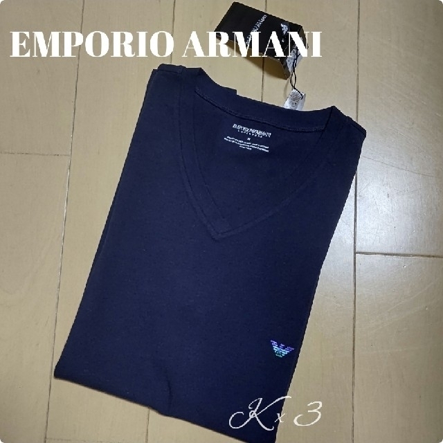 Emporio Armani(エンポリオアルマーニ)のEMPORIO ARMANI Tシャツ / ネイビー系 メンズのトップス(Tシャツ/カットソー(半袖/袖なし))の商品写真