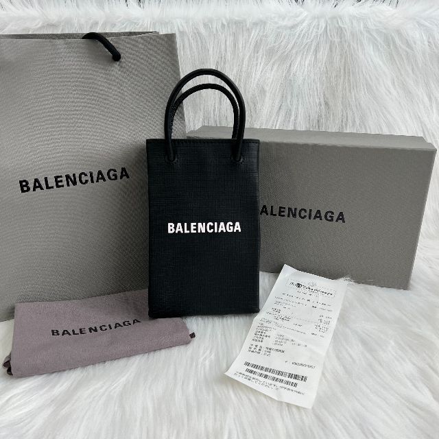 最適な材料 Balenciaga - バレンシアガ ショッピング フォンホルダーバッ ショルダーバッグ - dcopyshop.com