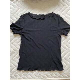 ジーユー(GU)のGU シアーリブコンパクトT (年内処分)(Tシャツ(半袖/袖なし))