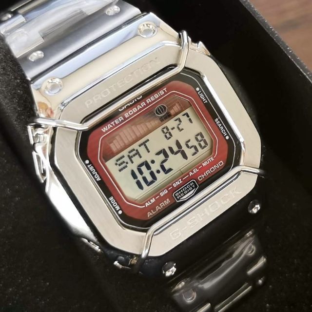 G-SHOCK GLX-5600 フルメタルカスタム + ワイヤーガード