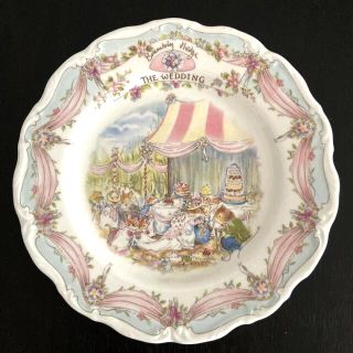 ロイヤルドルトン(Royal Doulton)のロイヤルドルトン　ブランブリーヘッジ　ウェディング　プレート　皿　食器(食器)