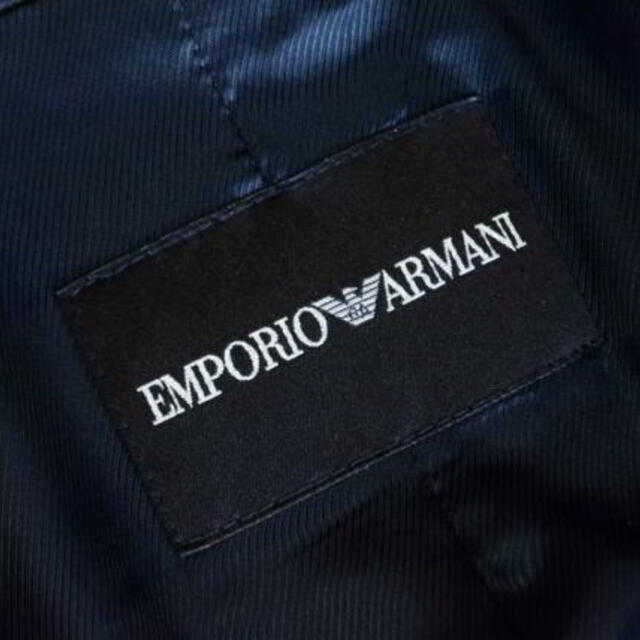 Emporio Armani(エンポリオアルマーニ)のEMPORIO ARMANI ウール混 ストライプ テーラード ジャケット レディースのジャケット/アウター(テーラードジャケット)の商品写真