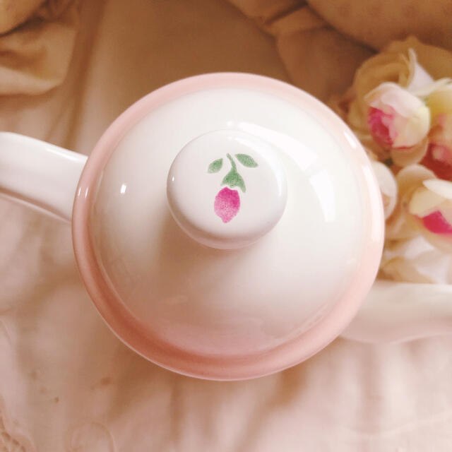 ♡マニー♡ローズホーローコーヒーポット薔薇琺瑯ナルミノリタケ