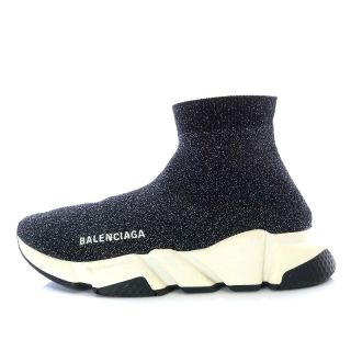 バレンシアガ スニーカー スピードトレーナー マルチロゴ レディースサイズ24 BALENCIAGA 靴