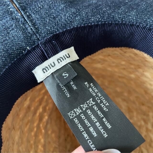 美品 miumiu ストローハット | www.jarussi.com.br