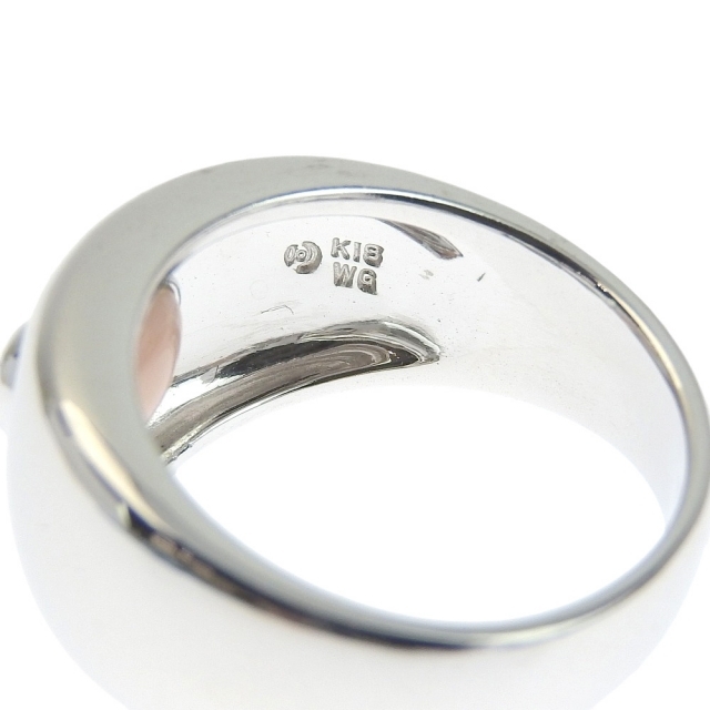 【TASAKI】タサキ ハート K18ホワイトゴールド×ダイヤモンド 11号 シルバー レディース リング・指輪 レディースのアクセサリー(リング(指輪))の商品写真