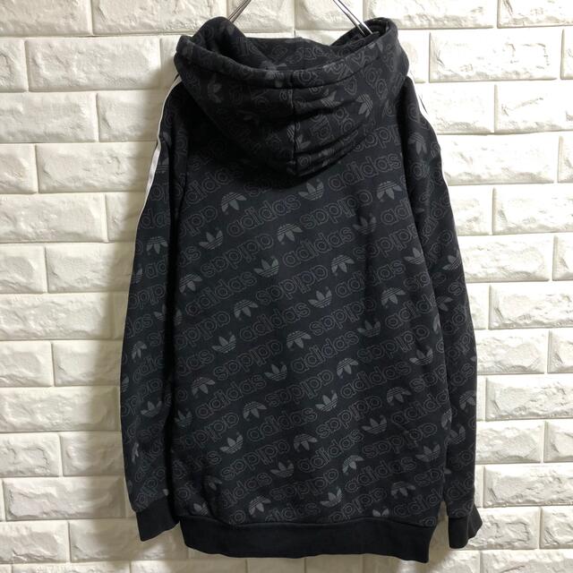 超歓迎好評 adidas - アディダス 3本ライン プルオーバーパーカー