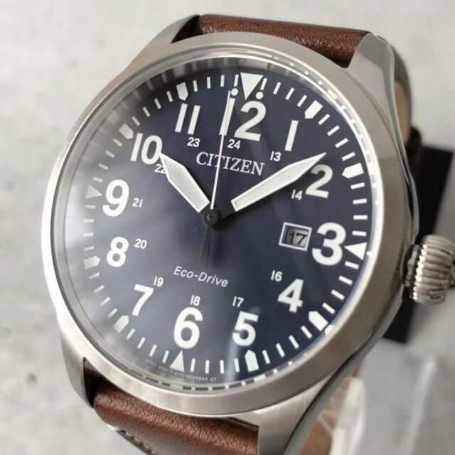 新品】シチズン ソーラー エコドライブ CITIZEN クォーツ メンズ腕時計-