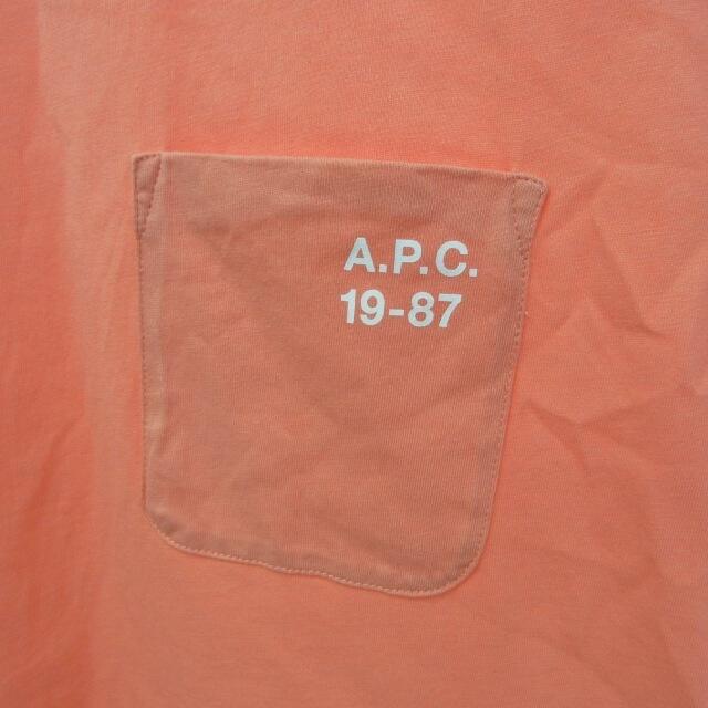 A.P.C(アーペーセー)のアーペーセー A.P.C. 近年モデル ポケット Tシャツ カットソー 半袖 S レディースのトップス(Tシャツ(半袖/袖なし))の商品写真