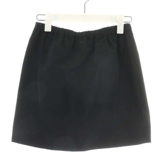 ミュウミュウ(miumiu)のミュウミュウ miumiu タイトスカート ミニスカート 36 XS 黒(ミニスカート)