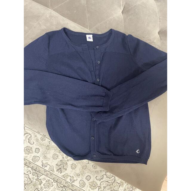 PETIT BATEAU(プチバトー)のプチバトー♡12ans 152㎝　カーディガン キッズ/ベビー/マタニティのキッズ服女の子用(90cm~)(カーディガン)の商品写真