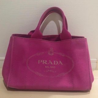 プラダ(PRADA)のPRADA プラダ カナパ  ハンドバッグ　ピンク(トートバッグ)