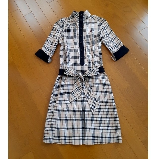 最終値下げバーバリー 定価10万 美品チェックワンピース | labiela.com