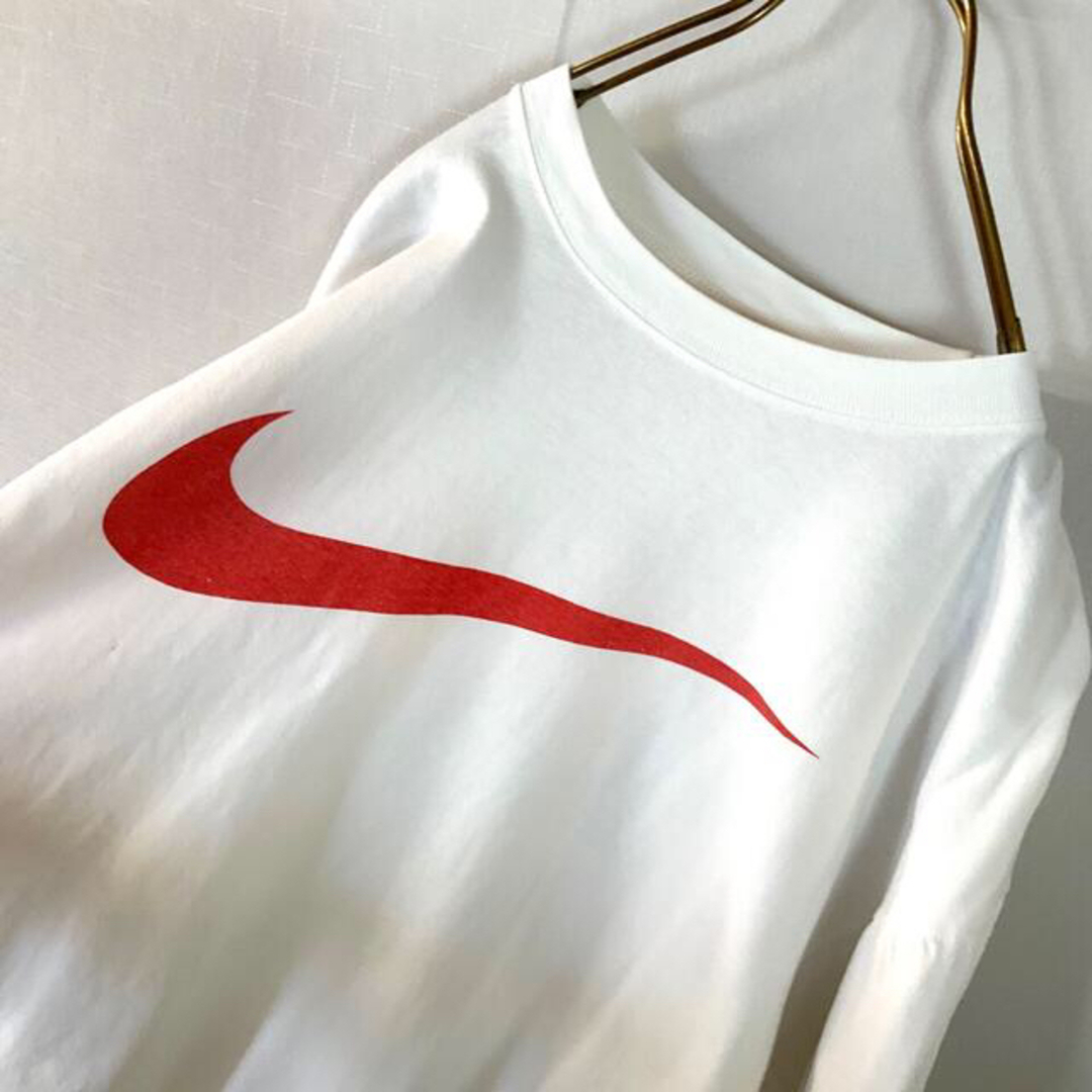 NIKE(ナイキ)の【2点おまとめ】 90‘s NIKE 銀タグ オーバー スウッシュロゴ tシャツ メンズのトップス(Tシャツ/カットソー(半袖/袖なし))の商品写真