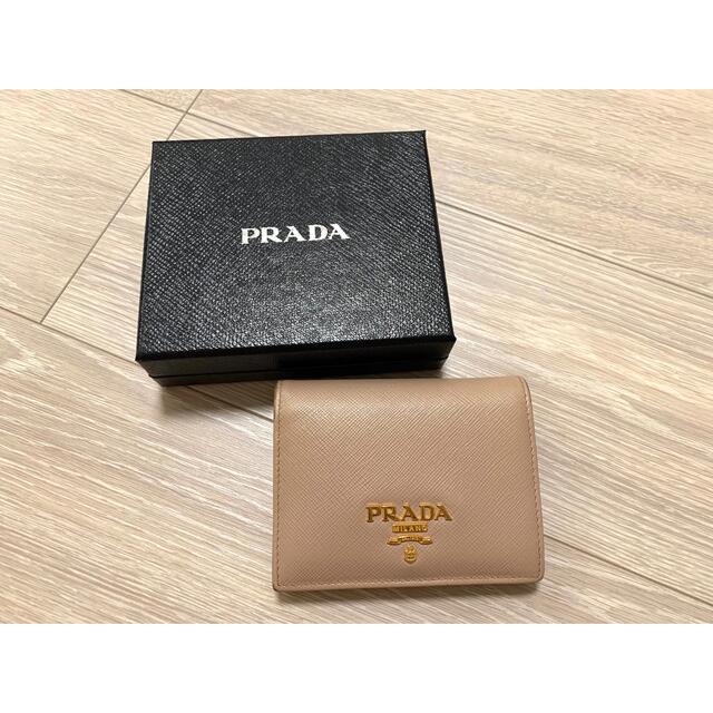 PRADA(プラダ)のPRADAサフィアーノマルチカラー二つ折り財布 レディースのファッション小物(財布)の商品写真