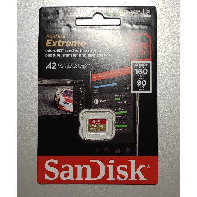 SanDisk Extreme microSD 256GB サンディスク