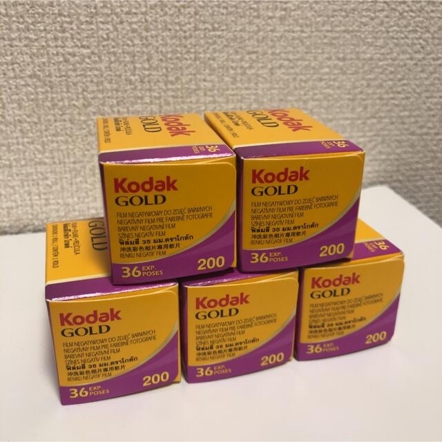 ゴールド200Kodak GOLD 200 36枚撮り 5本セット