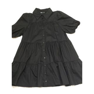 ザラ(ZARA)のzaraフレアミニワンピース(ミニワンピース)