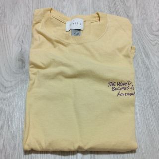 ACIDMAN Tシャツ(ベージュ×紫)M(ミュージシャン)