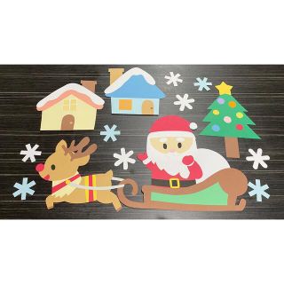 壁面飾り クリスマス 6(型紙/パターン)