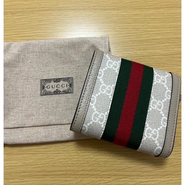 新品未使用♥GUCCI グッチ オフィディア GG カードケース 折り財布