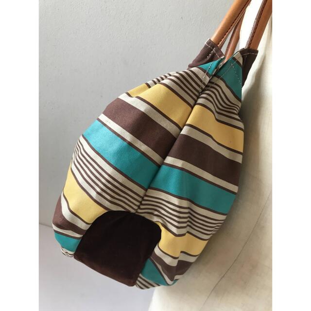 極美品 ほぼ未使用◎TOPKAPI トプカピ ファブリック×レザーハンドバッグ 3