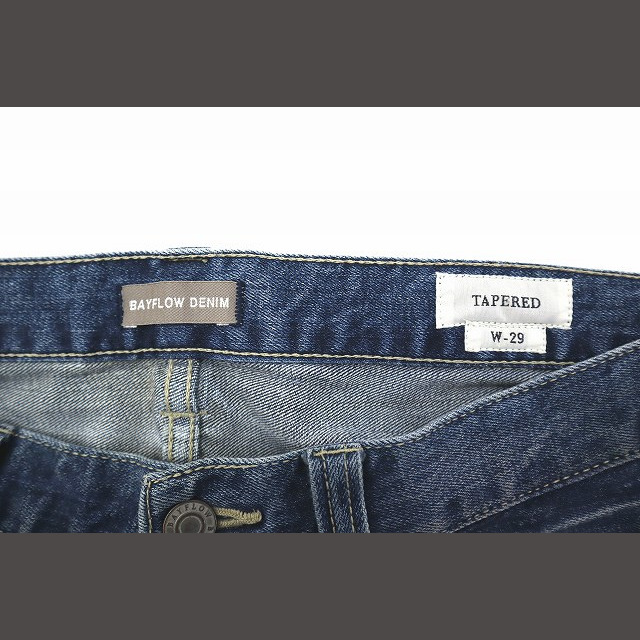 BAYFLOW(ベイフロー)のベイフロー テーパード リペア加工 ストレッチ スキニー ジーンズ デニム メンズのパンツ(デニム/ジーンズ)の商品写真