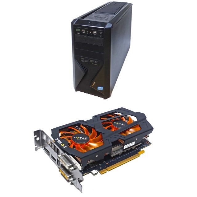 ゲーム用ＰＣ i7/16G/SSD256G+HDD2T/DVDマルチ/Win11