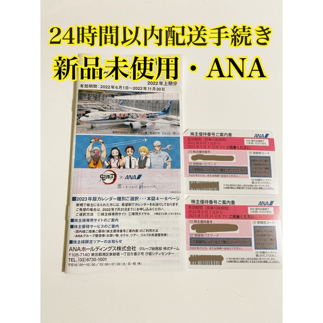 ANA(全日本空輸) - ANA 全日空 株主優待券２枚 ＆ グループ優待券１冊