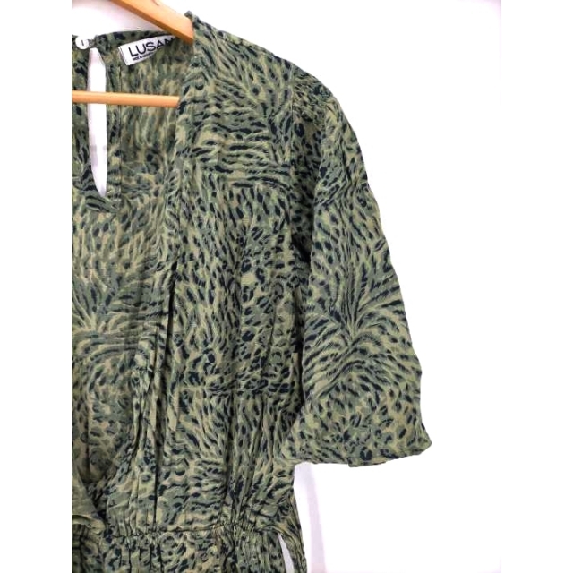USED古着(ユーズドフルギ) 22SS LUSANA 総柄 ジャンプスーツ レディースのパンツ(オールインワン)の商品写真