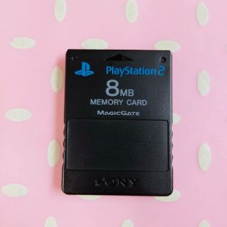 プレイステーション2(PlayStation2)のPS2 メモリーカード ブラック(その他)