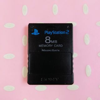 プレイステーション2(PlayStation2)のPS2 メモリーカード ブラック(その他)