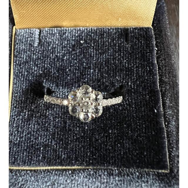 ご専用です。ローズカット　ダイヤモンドリング レディースのアクセサリー(リング(指輪))の商品写真