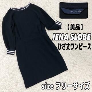 スローブイエナ(SLOBE IENA)の【ミニー様専用・10/1までお取り置き】スローブイエナ　ひざ丈ワンピース(ひざ丈ワンピース)