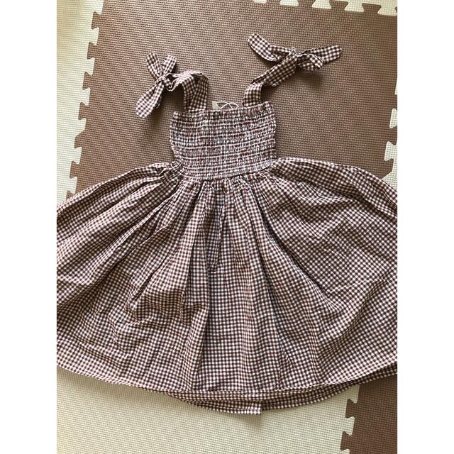 Caramel baby&child (キャラメルベビー&チャイルド)のRylee+Cru　ivy dress  チェックワンピース　最終値下げ！ キッズ/ベビー/マタニティのキッズ服女の子用(90cm~)(ワンピース)の商品写真