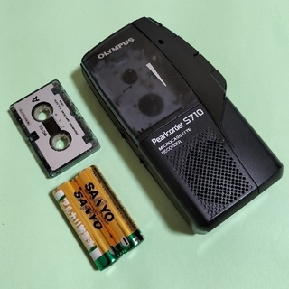 オリンパス(OLYMPUS)の【動作品】S710★オリンパス★OLYMPUS★マイクロカセットレコーダー(ポータブルプレーヤー)