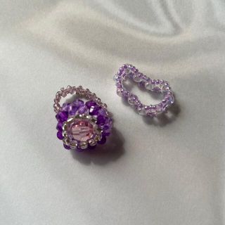 kirakira ring set(purple)(リング)