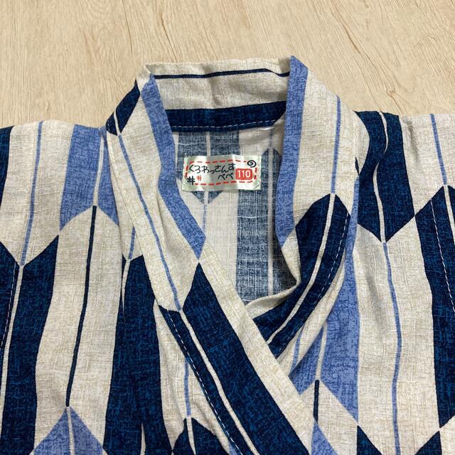 110サイズ　甚平 キッズ/ベビー/マタニティのキッズ服男の子用(90cm~)(甚平/浴衣)の商品写真