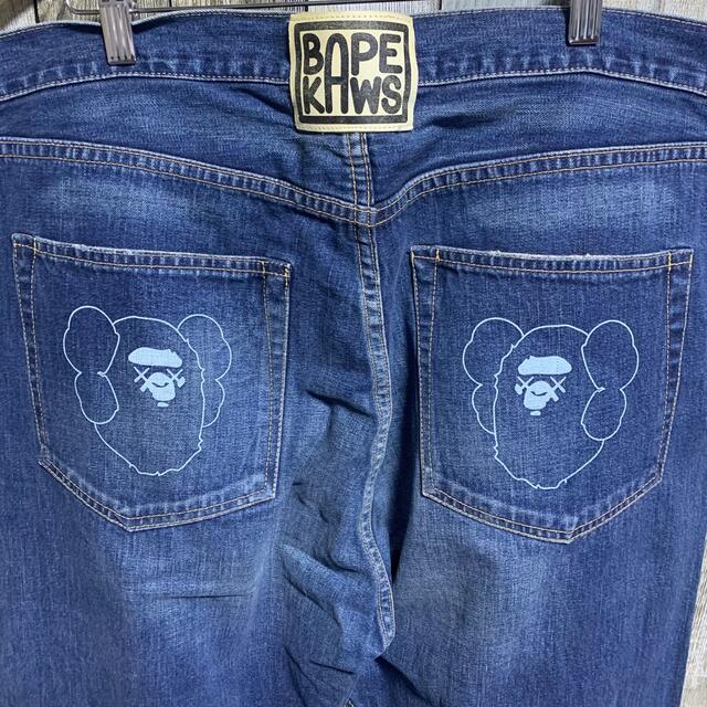 信頼】【信頼】☆激レア☆ APE NFS限定 フロントスター デニム パンツ