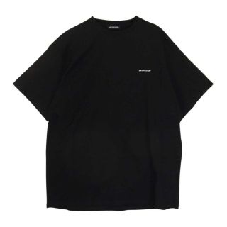 バレンシアガ(BALENCIAGA)のBALENCIAGA バレンシアガ 556150 TYK28 Copyright Logo T-Shirt コピー ライト ロゴ Tシャツ 半袖 ブラック系 L【新古品】【未使用】【中古】(Tシャツ/カットソー(半袖/袖なし))