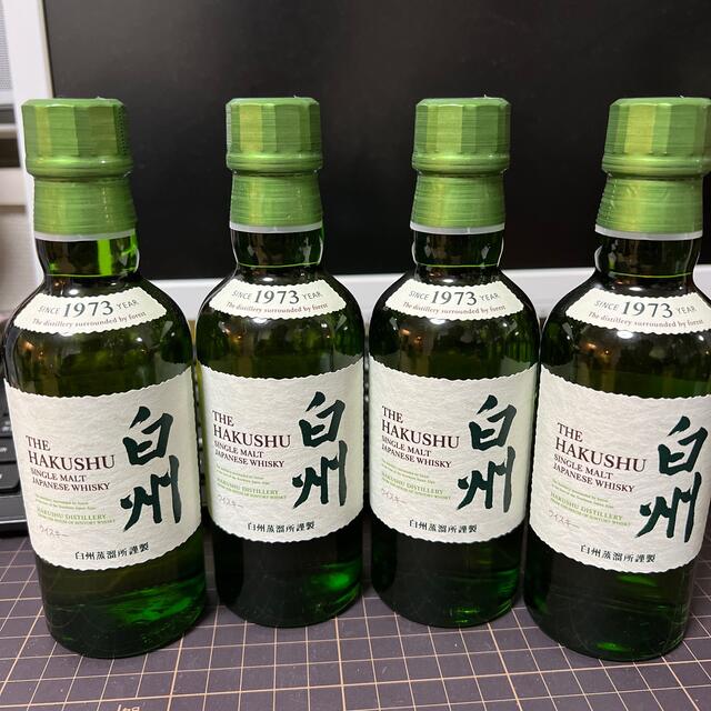 サントリー(サントリー)の白州ミニボトル4本セット 食品/飲料/酒の酒(ウイスキー)の商品写真