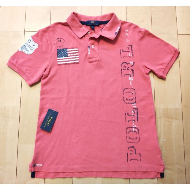 POLO RALPH LAUREN(ポロラルフローレン)の大人も！1~2度着用！RALPH LAURENヴィンテージ風ポロシャツ キッズ/ベビー/マタニティのキッズ服男の子用(90cm~)(Tシャツ/カットソー)の商品写真