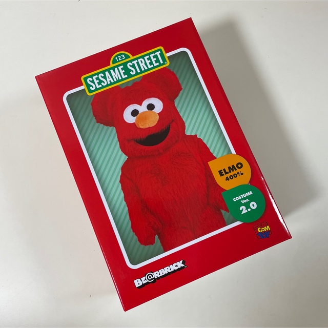 BE@RBRICK ELMO Costume Ver.2.0 400％ ハンドメイドのおもちゃ(フィギュア)の商品写真