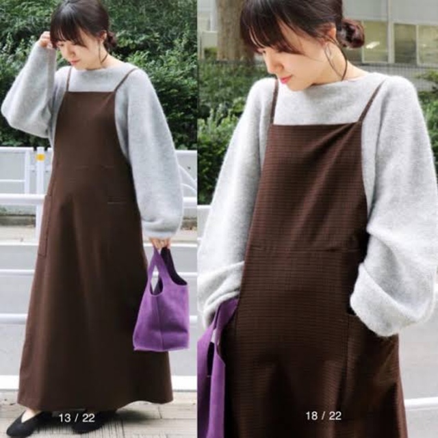 SLOBE IENA(スローブイエナ)のslobe iena check onepiece レディースのワンピース(ロングワンピース/マキシワンピース)の商品写真